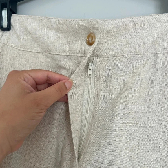 Santa Barbara Linen Blend Shorts Jorts size large NWT - Picture 6 of 13